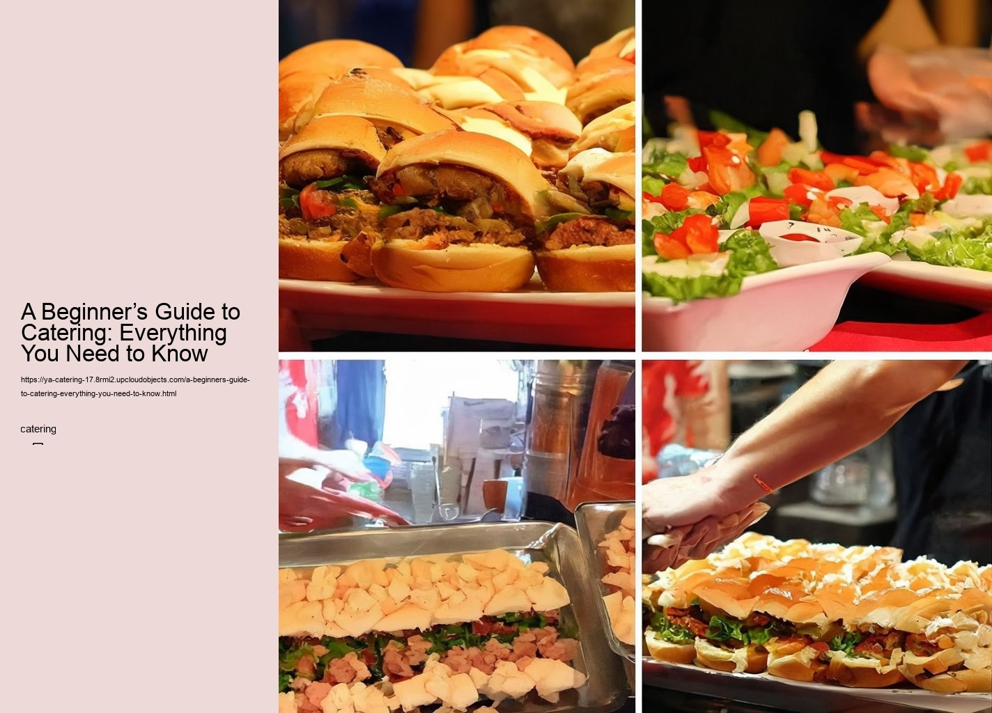 A Beginner’s Guide to Catering: Everything You Need to Know