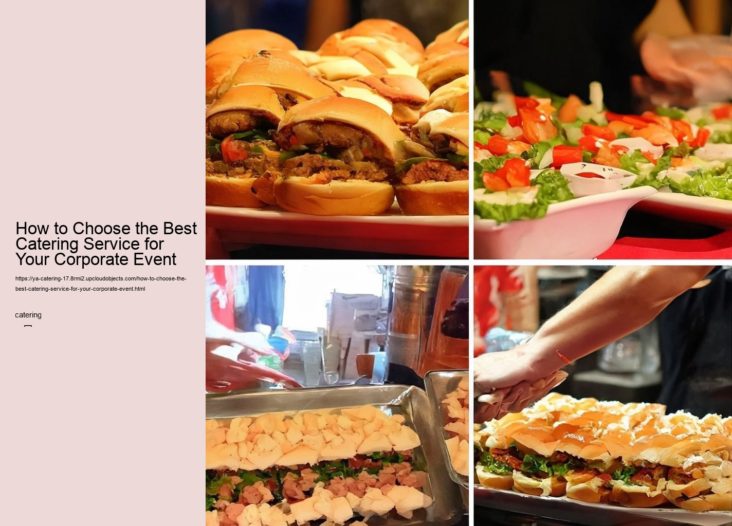 How to Choose the Best Catering Service for Your Corporate Event