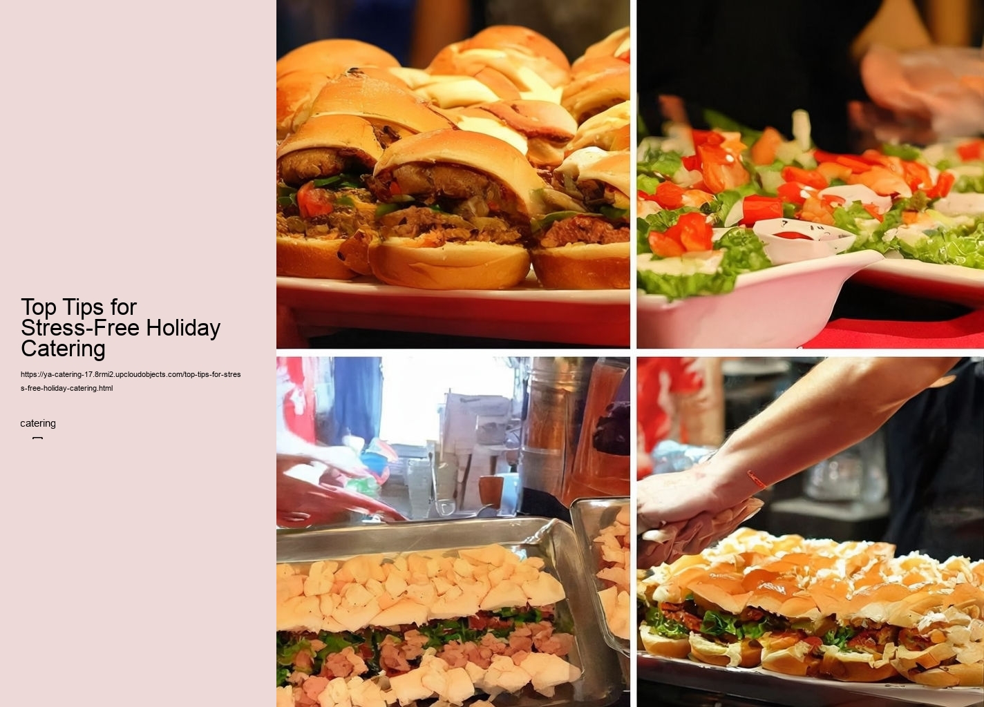 Top Tips for Stress-Free Holiday Catering